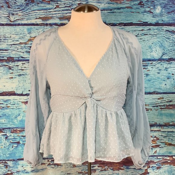 American Eagle Long Sleeved Blouse - Picture 1 of 5